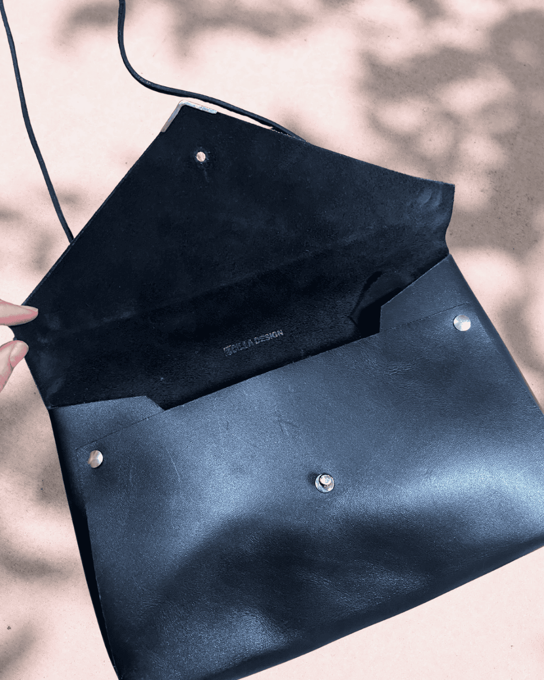 SCILLA Envelope Clutch – Black (Pre-Loved)