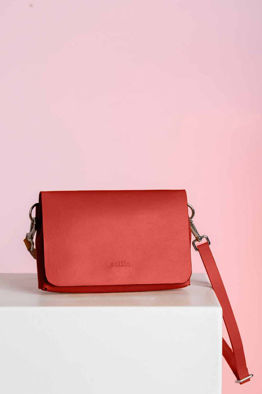 Welcome Bag Sale – Handgefertigte Lederumhängetasche für vielseitigen Einsatz - Scilla