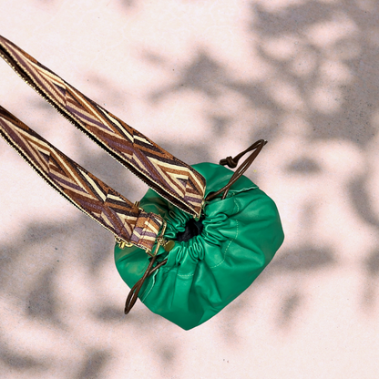 SCILLA Drawstring Bag – Emerald Green
