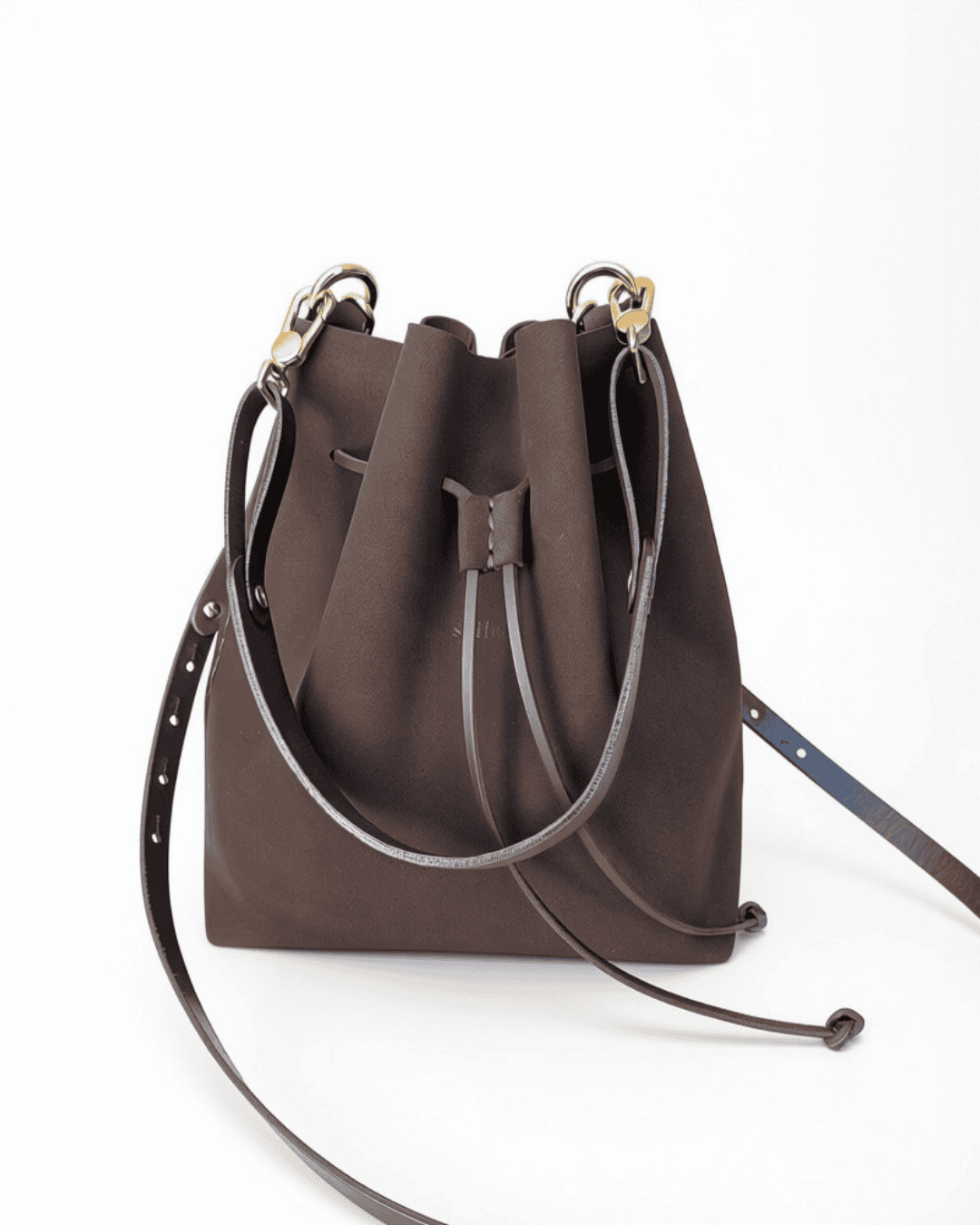 Scilla Bucket Bag - Handmade genuine leather bag with adjustable strap