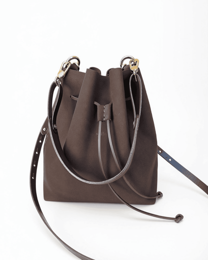 Scilla Bucket Bag - Handmade genuine leather bag with adjustable strap