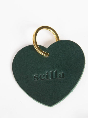 Herz-Schlüsselanhänger aus hochwertigem Leder