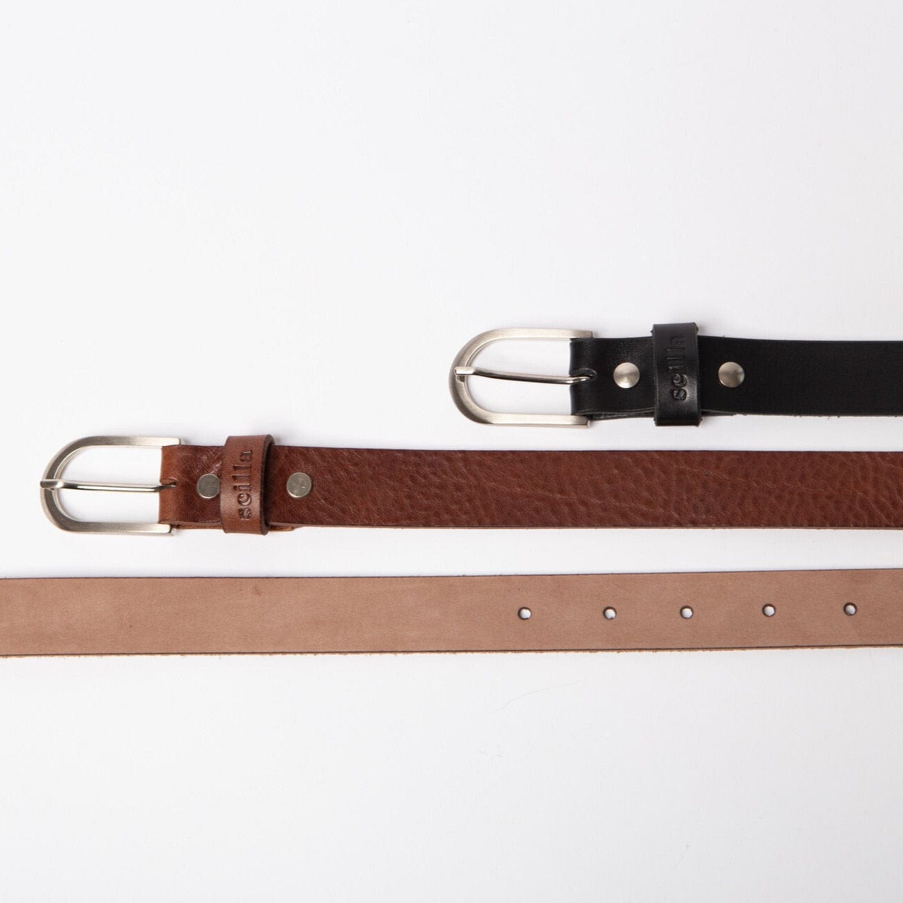 Leather Belt - Unisex - Scilla
