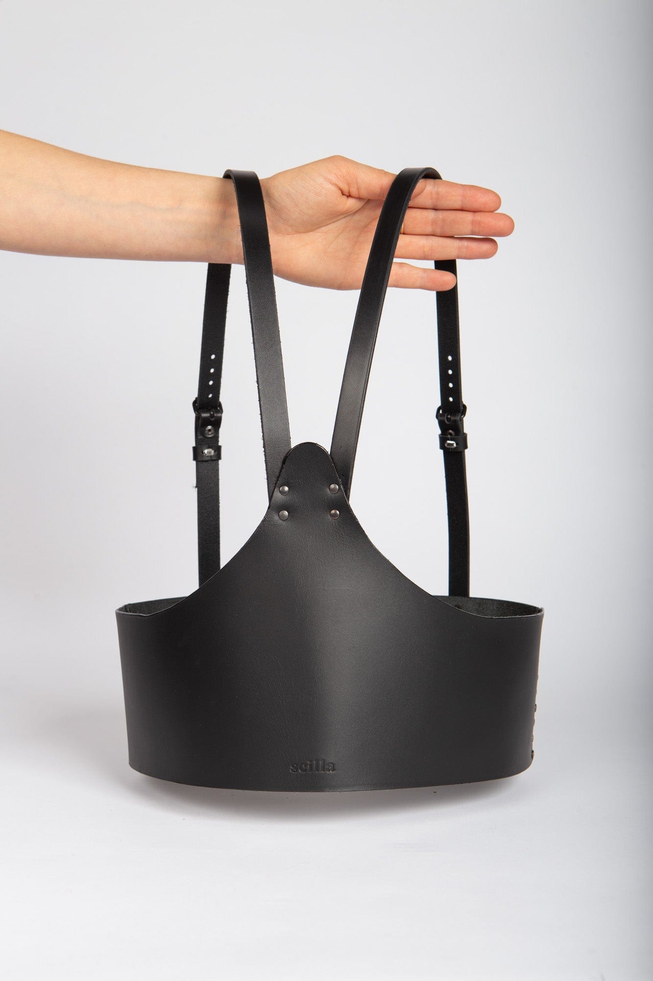 Max Leder Harness mit Schulterriemen - Scilla