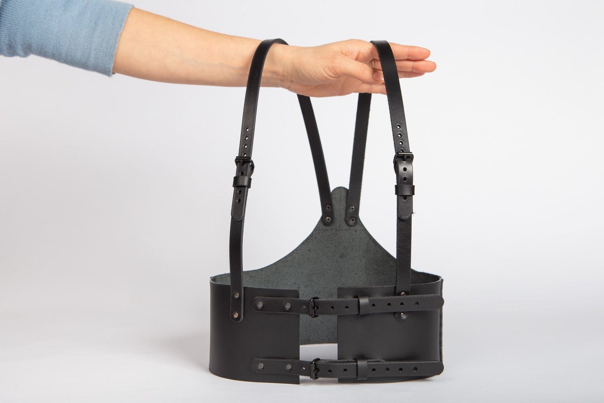 Max Leder Harness mit Schulterriemen - Scilla
