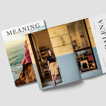 Meaning Magazine
Slow Lifestyle / Intentional Living Magazin - Scilla