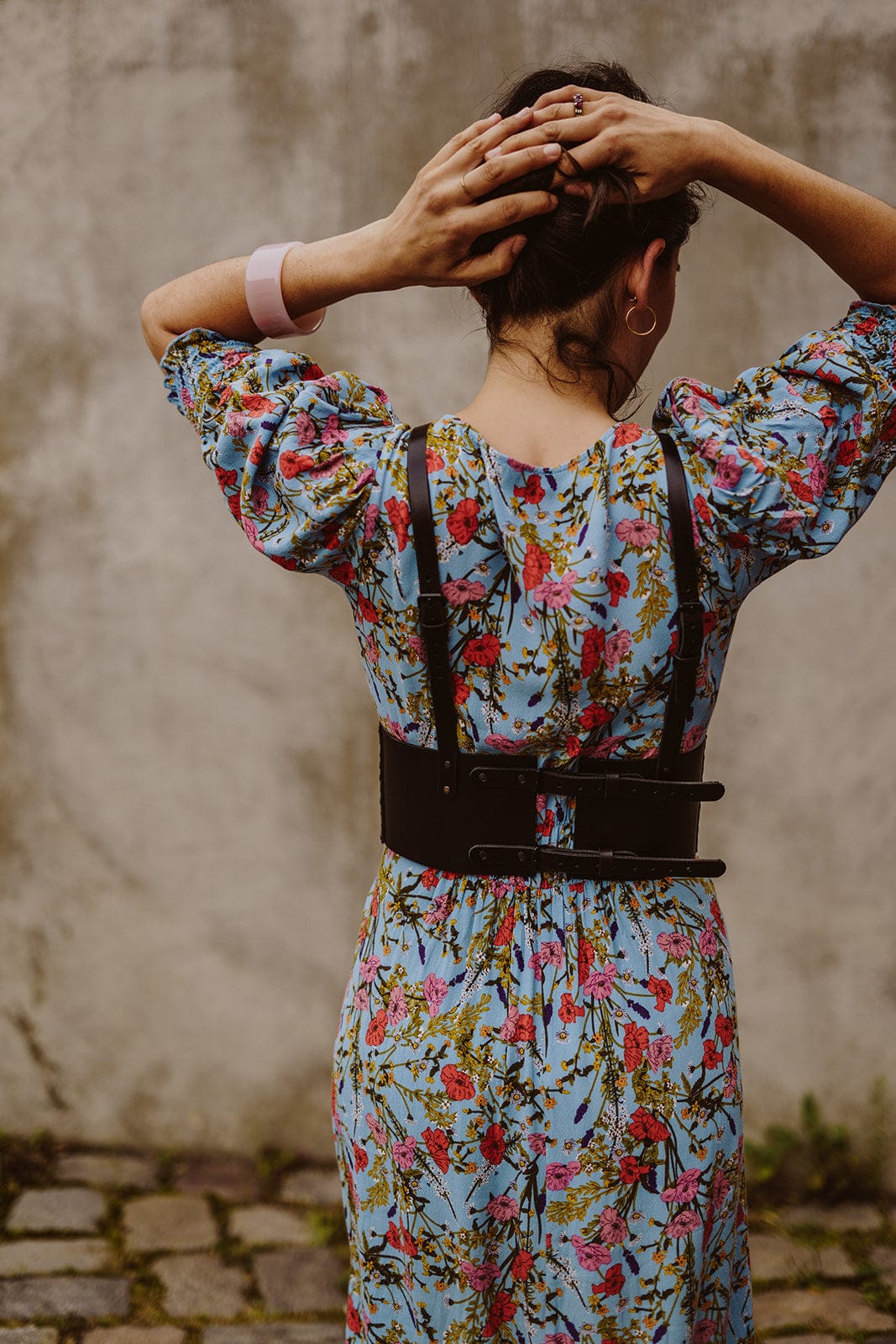 Max Leder Harness mit Schulterriemen - Scilla