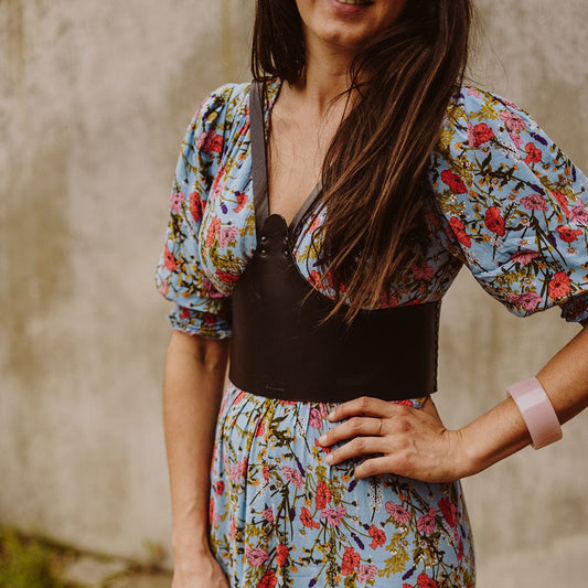 Max Leder Harness mit Schulterriemen - Scilla